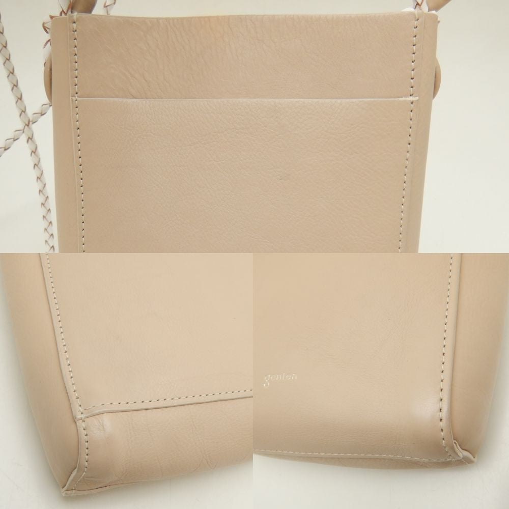 Genten Leather Mini Shoulder Bag 43575