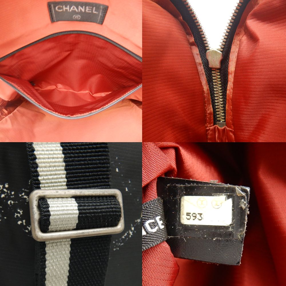 Chanel Nylon Backpack Black