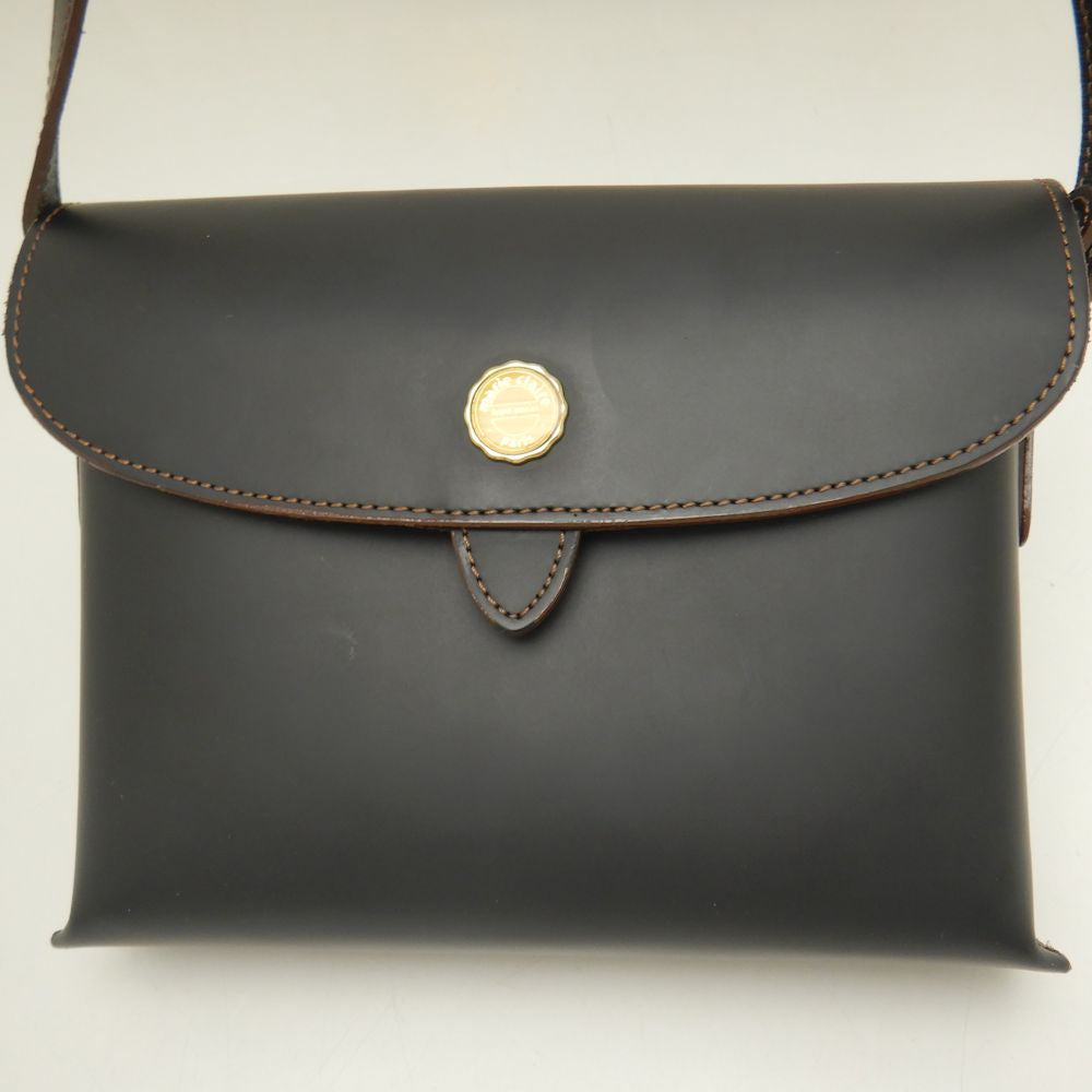 Marie Claire Leather Shoulder Bag Black