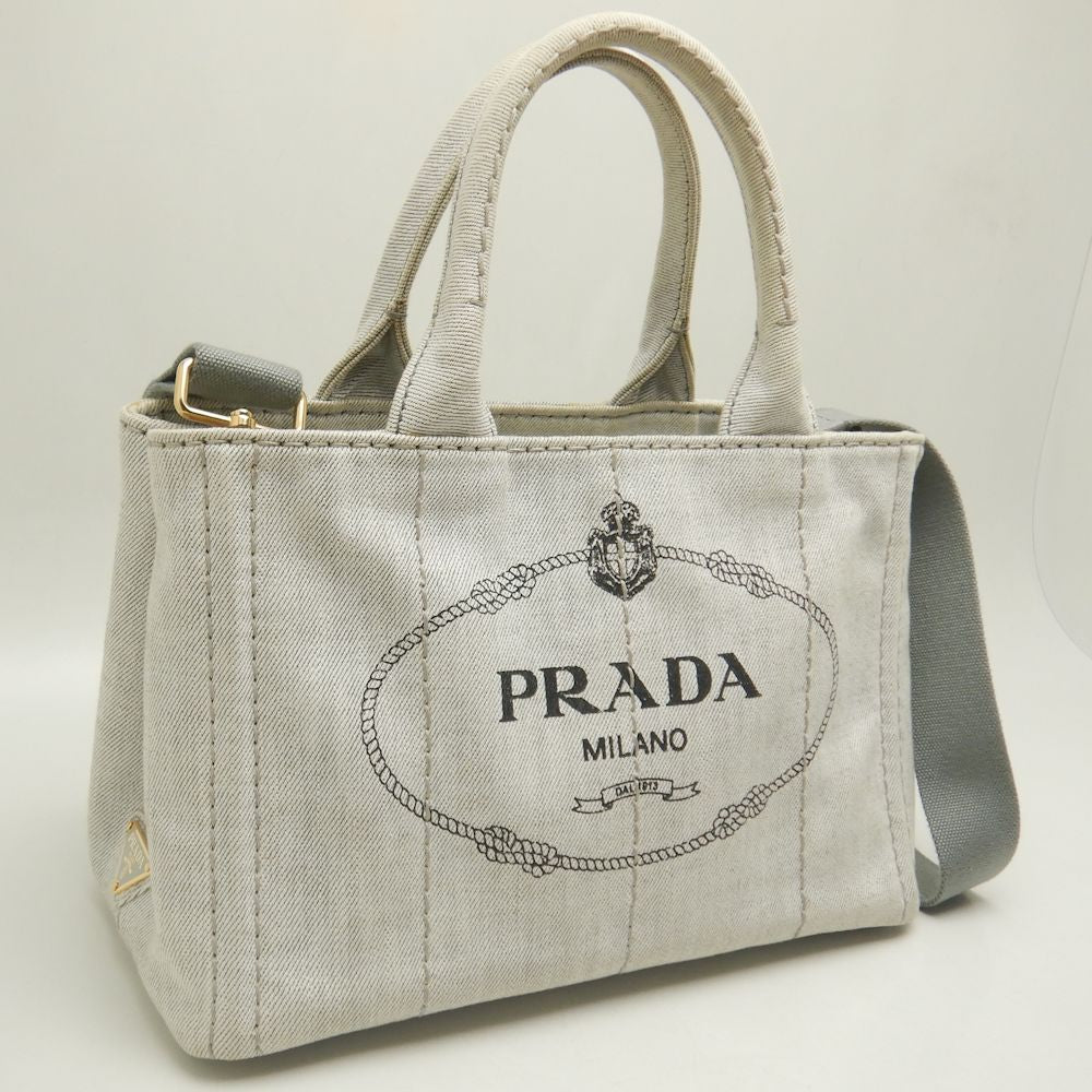 Prada Denim Canapa Tote Bag 1BG439