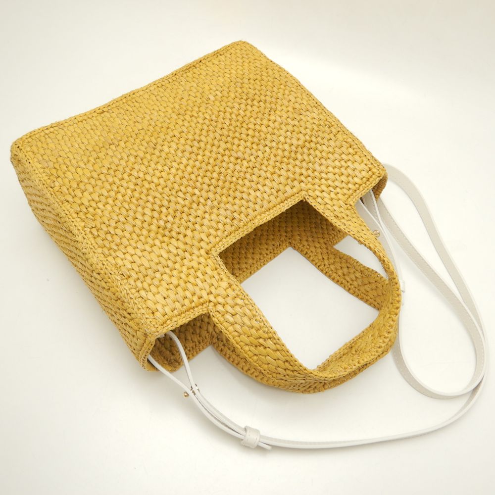 Loewe Raffia Font Tote Small Bag