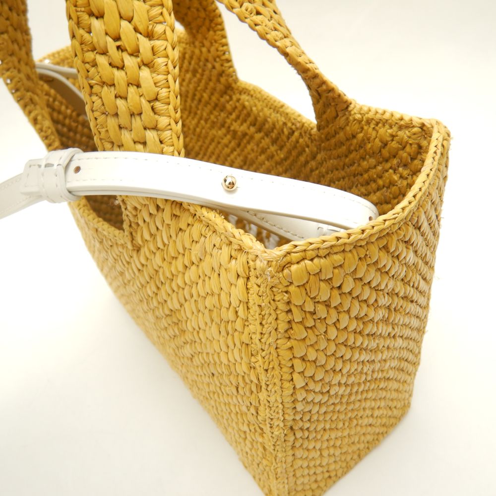 Loewe Raffia Font Tote Small Bag