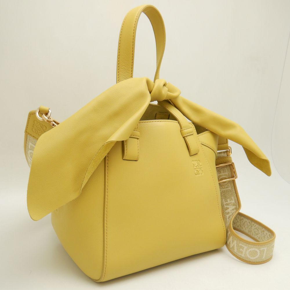 Loewe Hammock Nugget Bunny Handbag 2WAY Yellow