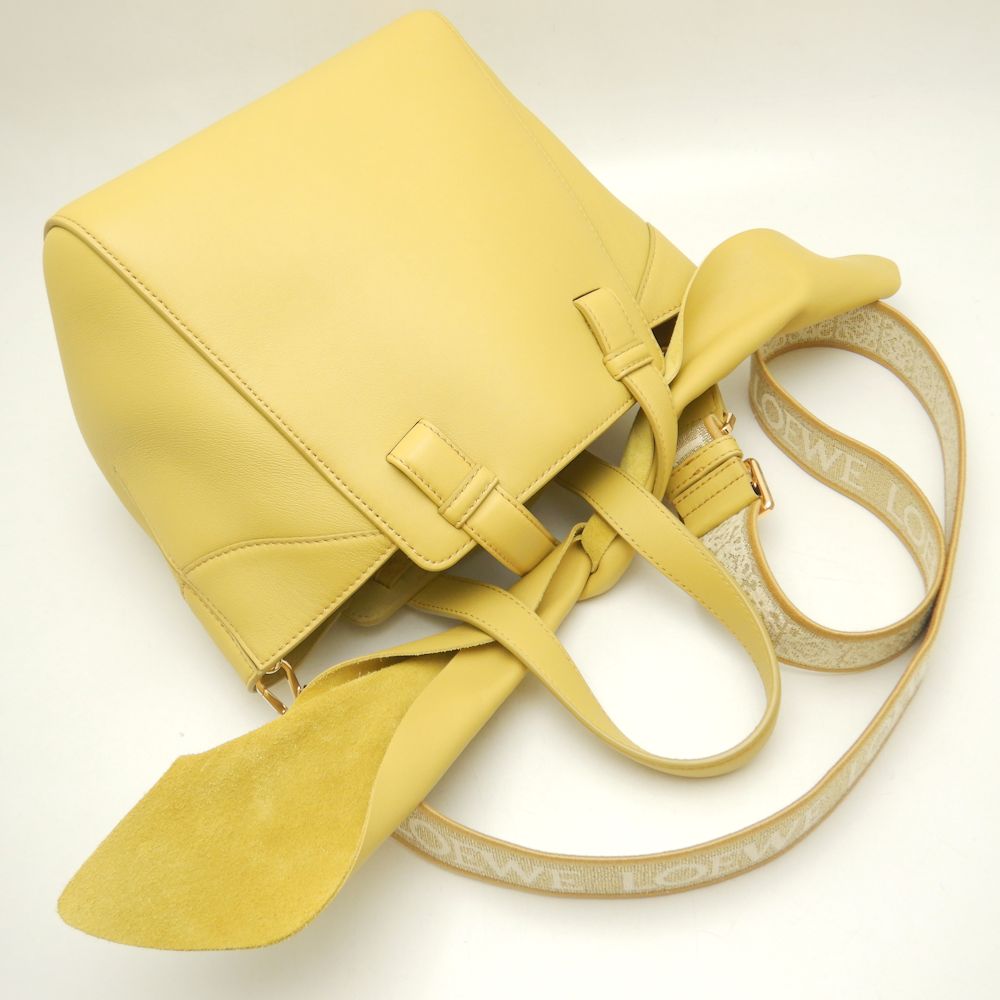 Loewe Hammock Nugget Bunny Handbag 2WAY Yellow