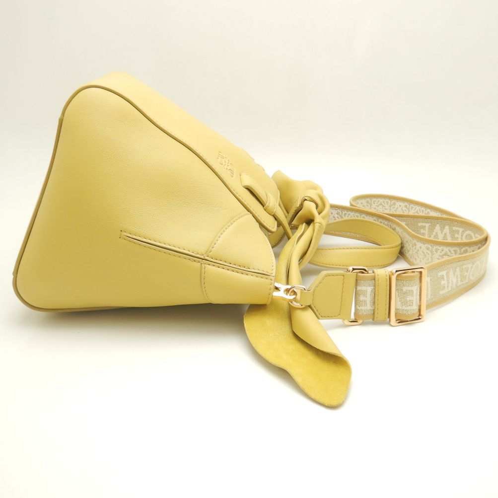 Loewe Hammock Nugget Bunny Handbag 2WAY Yellow