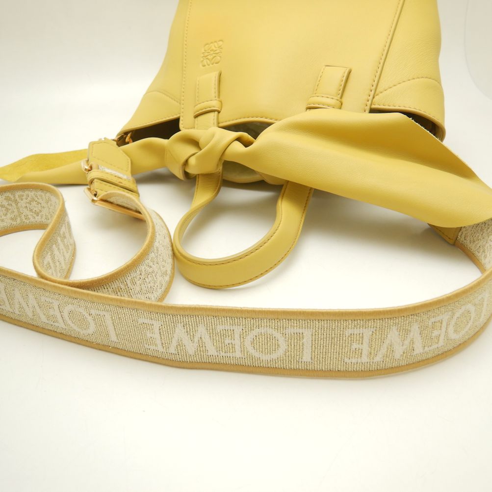 Loewe Hammock Nugget Bunny Handbag 2WAY Yellow