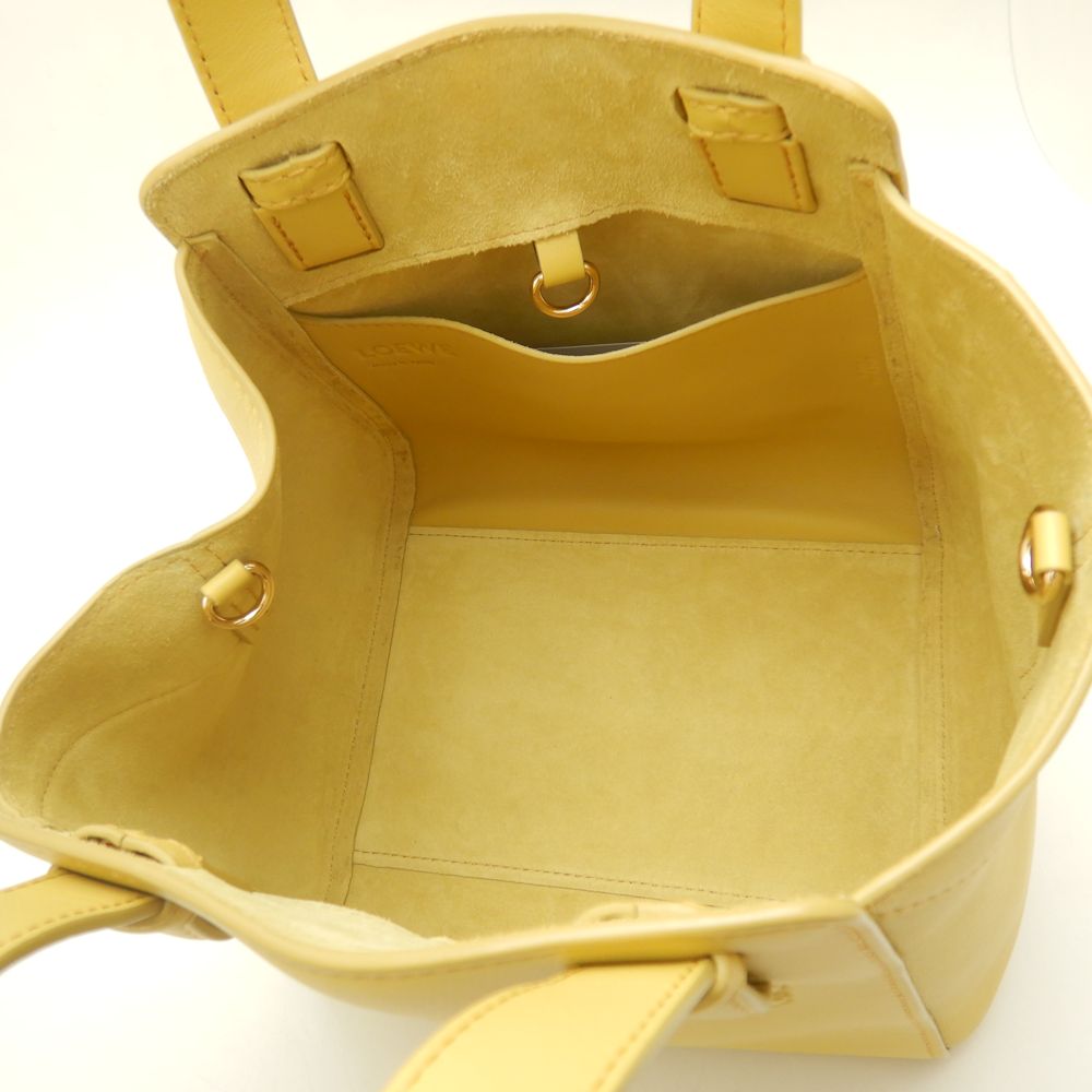 Loewe Hammock Nugget Bunny Handbag 2WAY Yellow