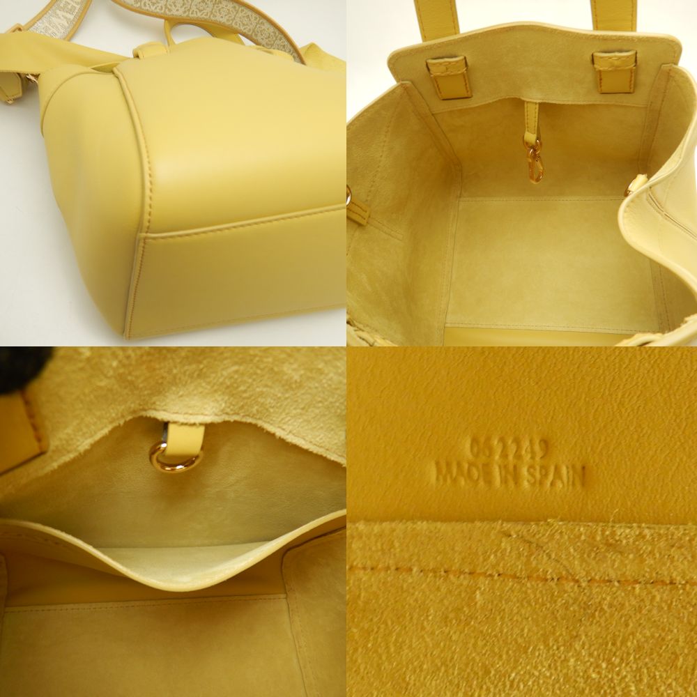 Loewe Hammock Nugget Bunny Handbag 2WAY Yellow