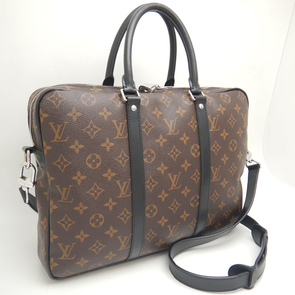 Louis Vuitton Monogram Macassar Business Bag M52005