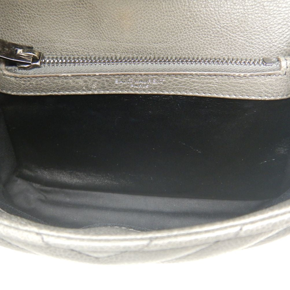 Yves Saint Laurent Leather College Handbag 2WAY