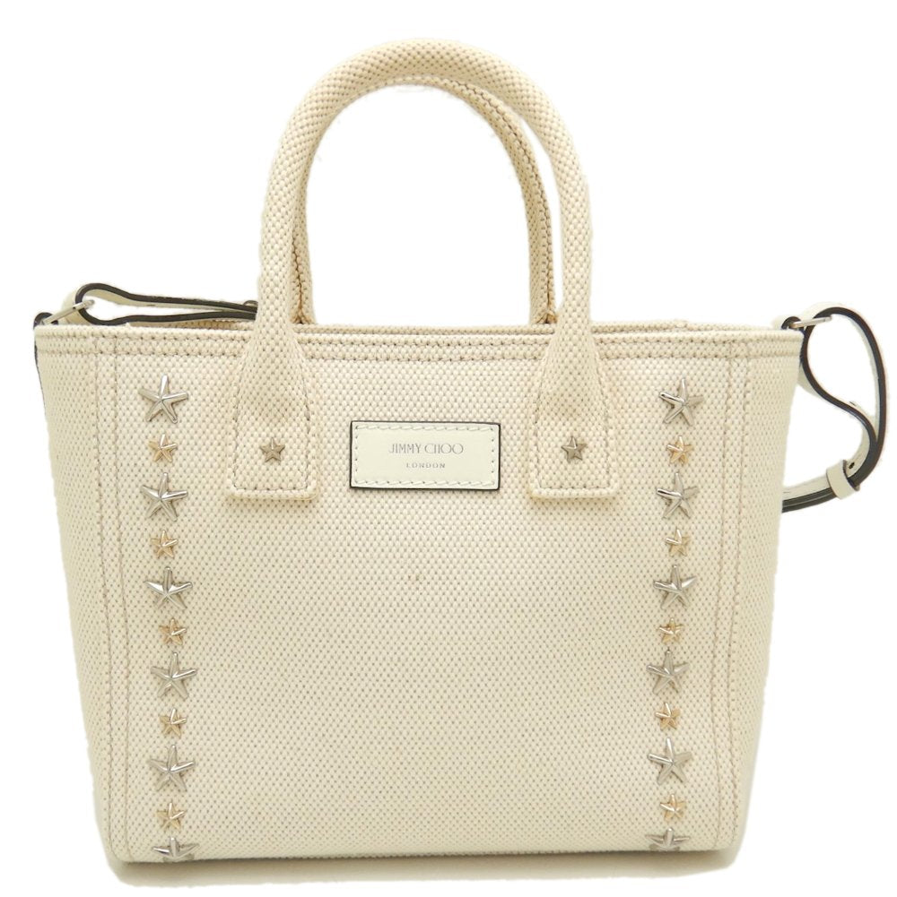 Jimmy Choo Pegasi S Canvas Tote Bag