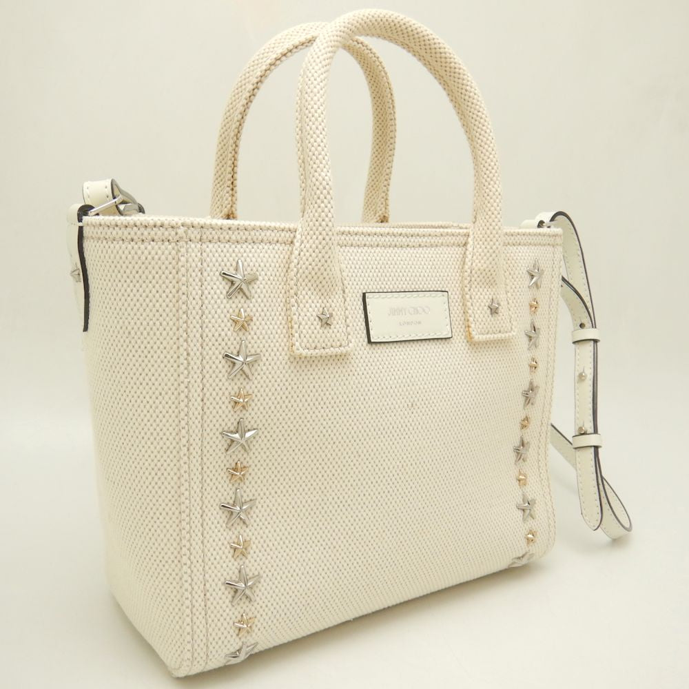 Jimmy Choo Pegasi S Canvas Tote Bag