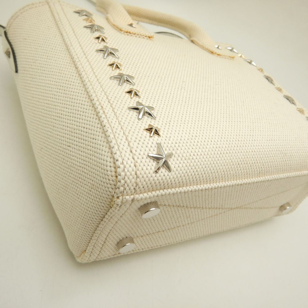 Jimmy Choo Pegasi S Canvas Tote Bag