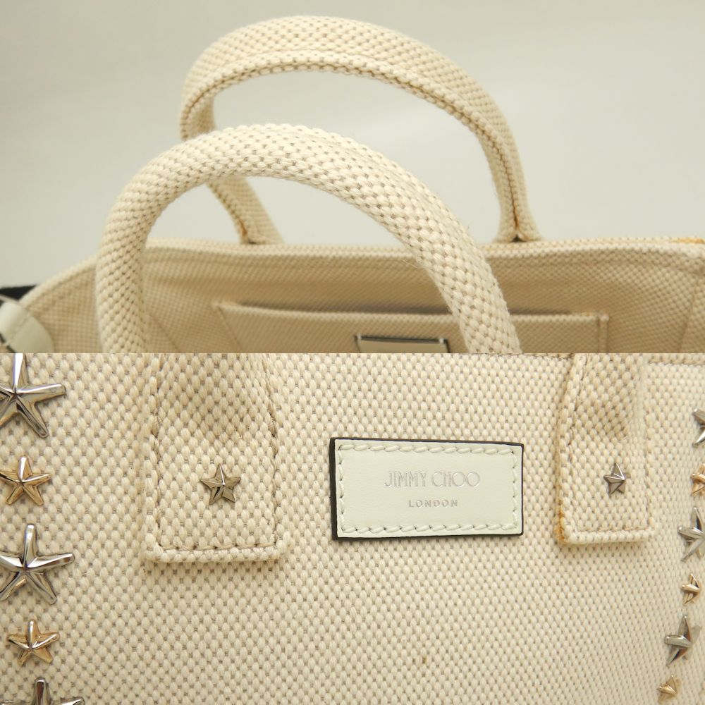 Jimmy Choo Pegasi S Canvas Tote Bag