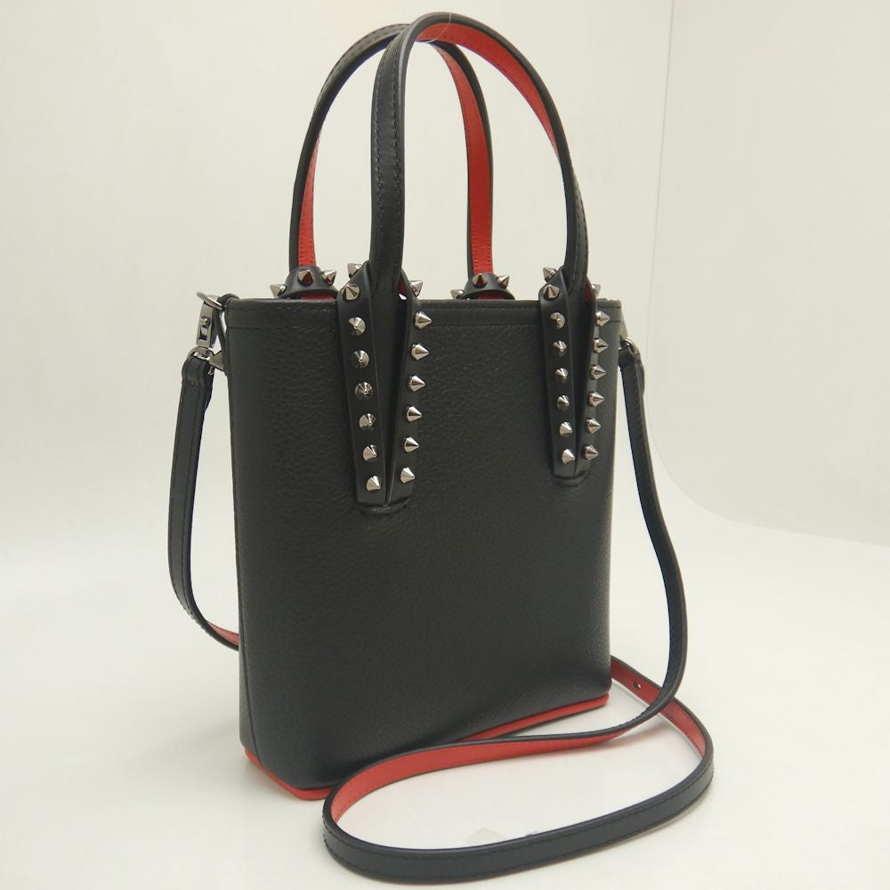 Christian Louboutin Cabata N/S Mini Handbag Black Red