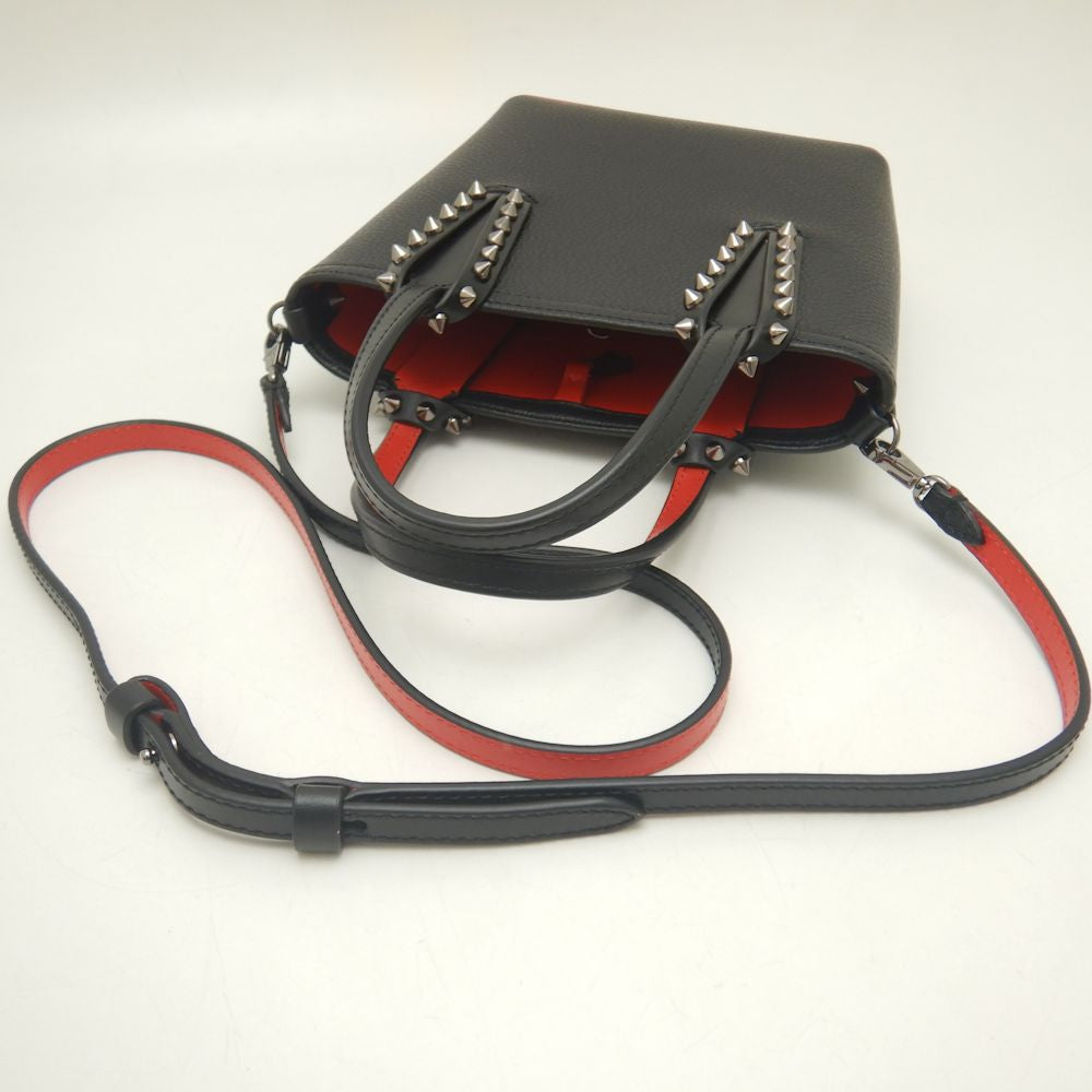 Christian Louboutin Cabata N/S Mini Handbag Black Red