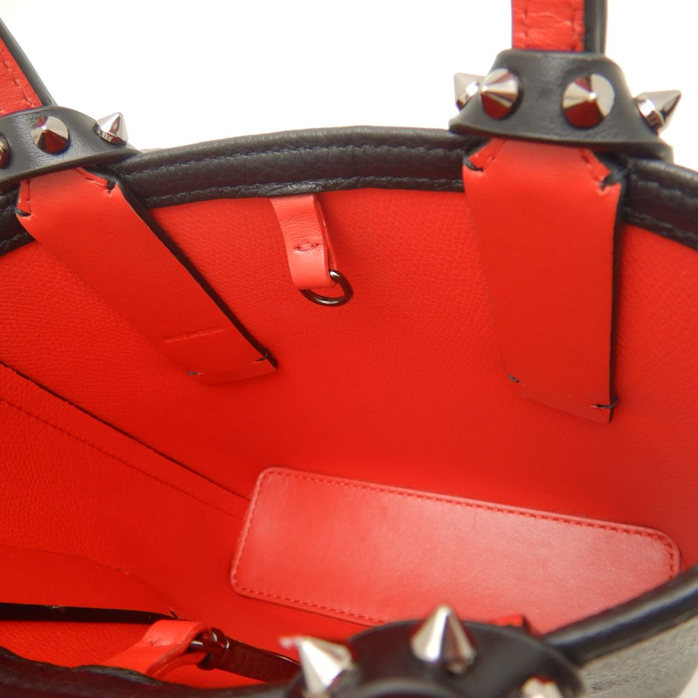 Christian Louboutin Cabata N/S Mini Handbag Black Red