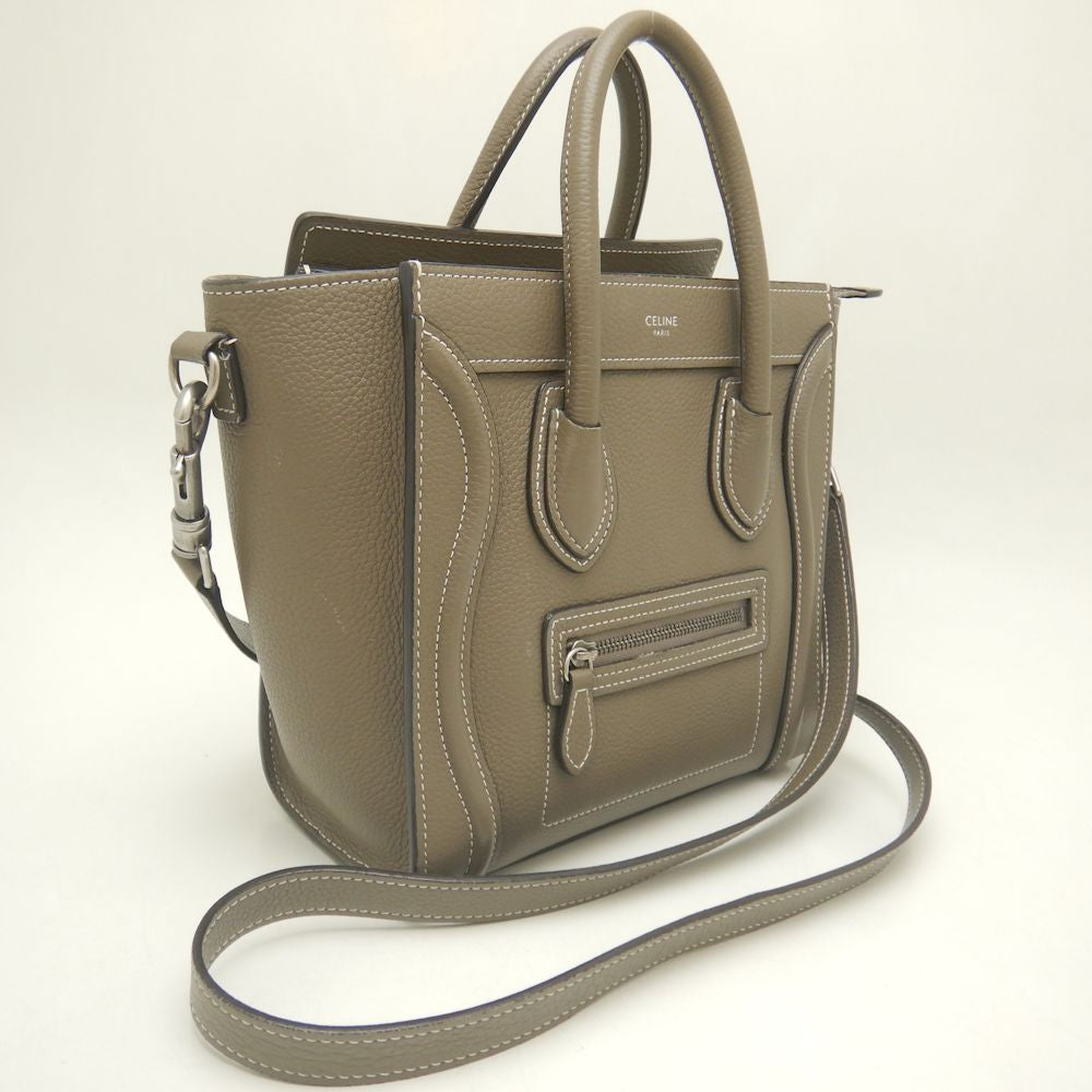 Celine Luggage Nano Shopper Tote Bag