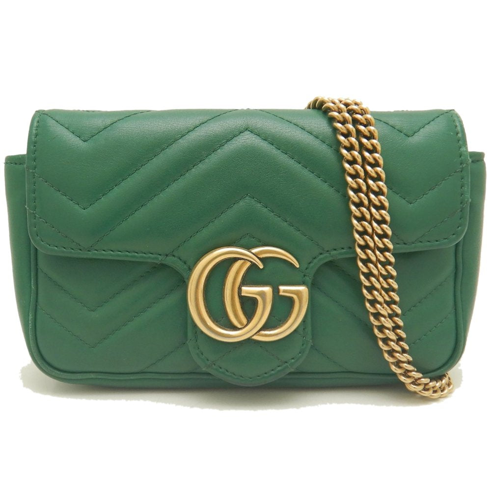 Gucci Quilted Super Mini Leather Shoulder Bag