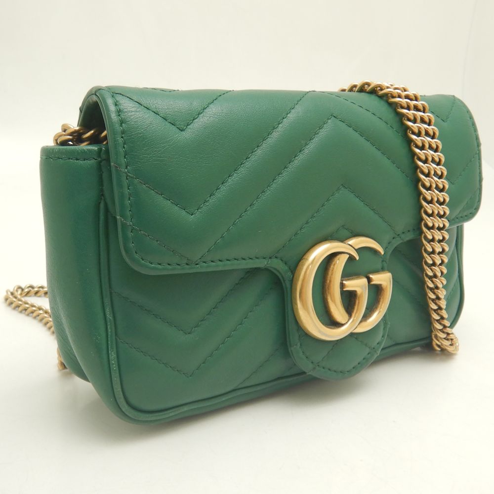 Gucci Quilted Super Mini Leather Shoulder Bag