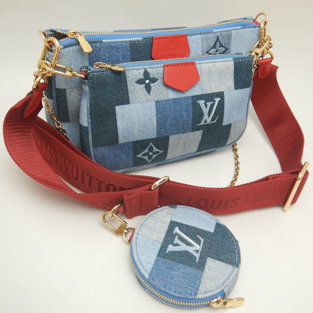 Louis Vuitton Monogram Denim Shoulder Bag M44990