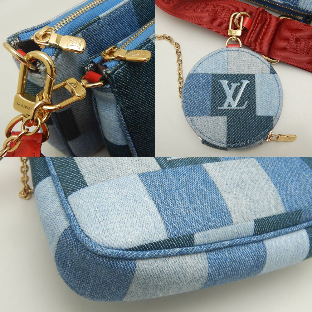 Louis Vuitton Monogram Denim Shoulder Bag M44990