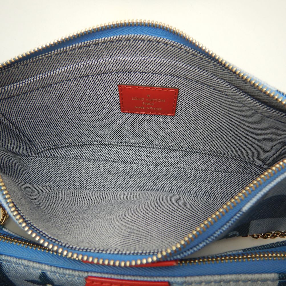 Louis Vuitton Monogram Denim Shoulder Bag M44990