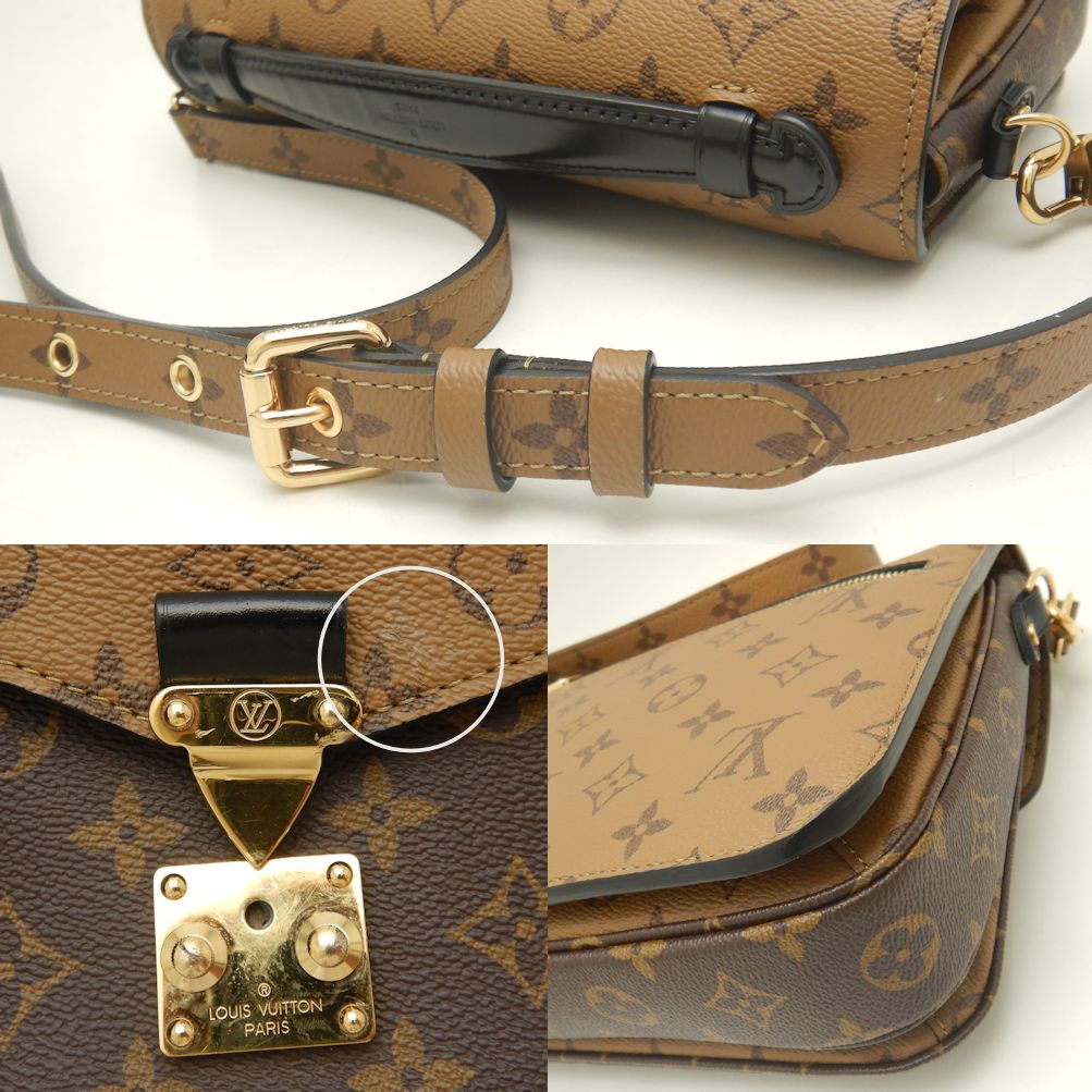 Louis Vuitton Monogram Reverse Pochette Metis MM