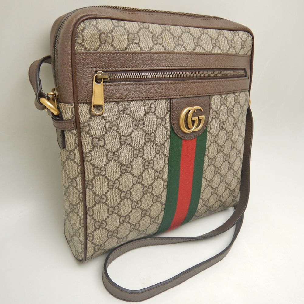 Gucci Ophidia PVC Coated Canvas Shoulder Bag