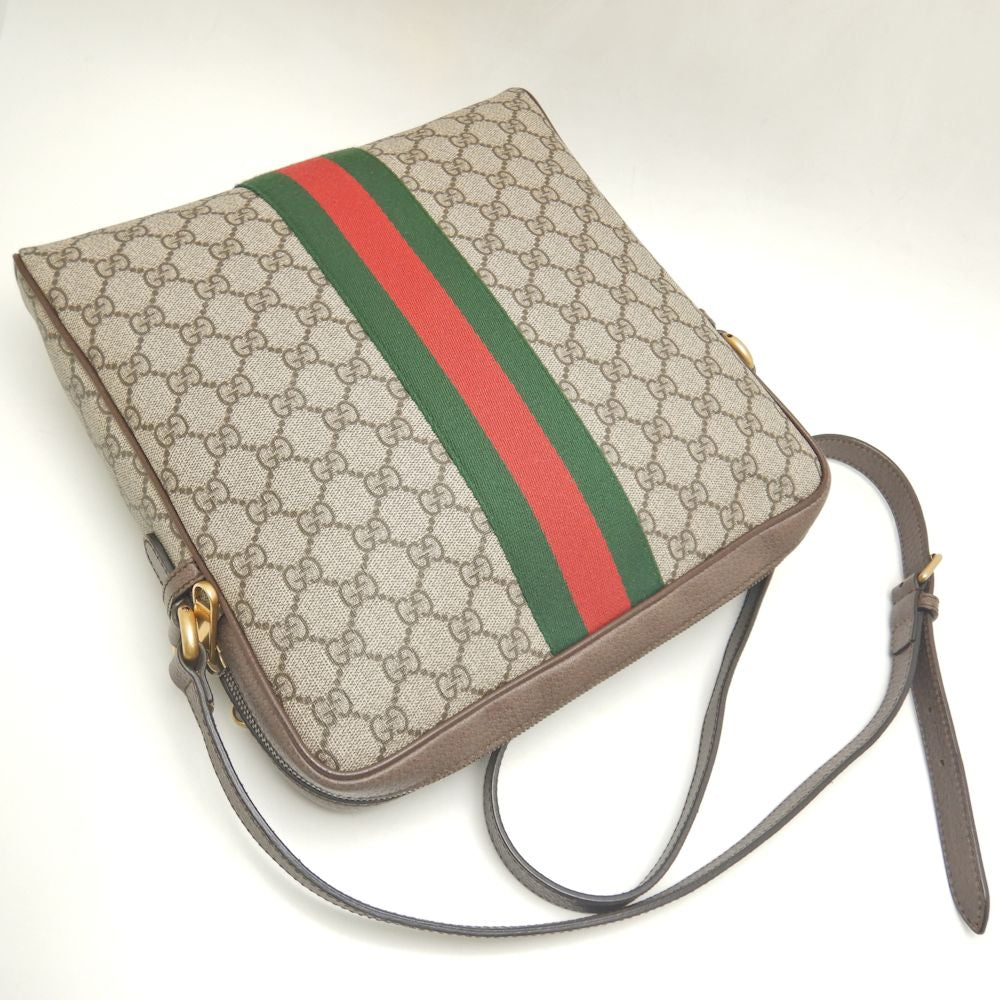 Gucci Ophidia PVC Coated Canvas Shoulder Bag