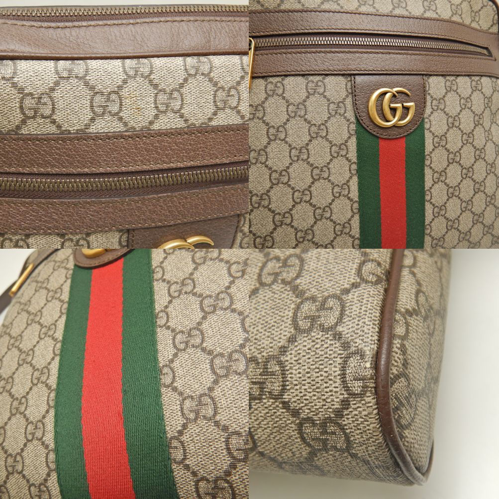 Gucci Ophidia PVC Coated Canvas Shoulder Bag