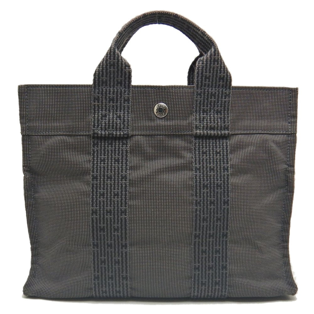 Hermes Nylon Canvas Herline Tote PM Bag