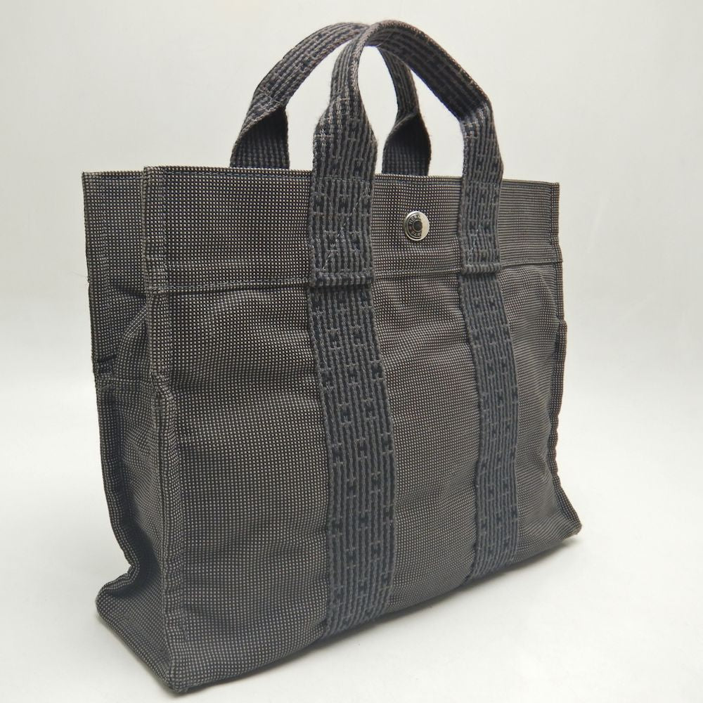 Hermes Nylon Canvas Herline Tote PM Bag