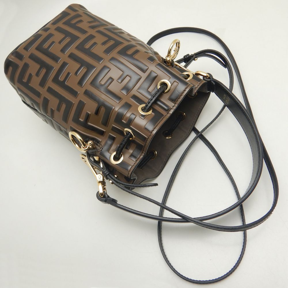 Fendi Montresor Mini Shoulder Bag Brown