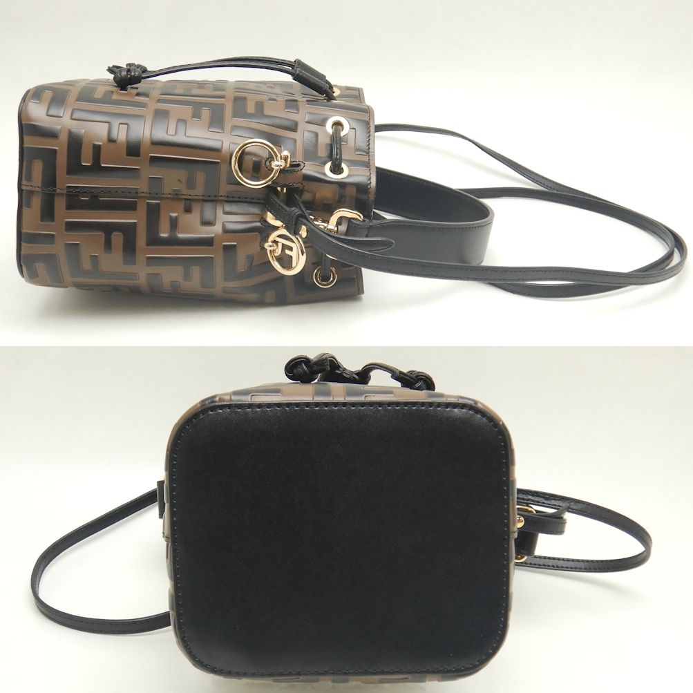 Fendi Montresor Mini Shoulder Bag Brown