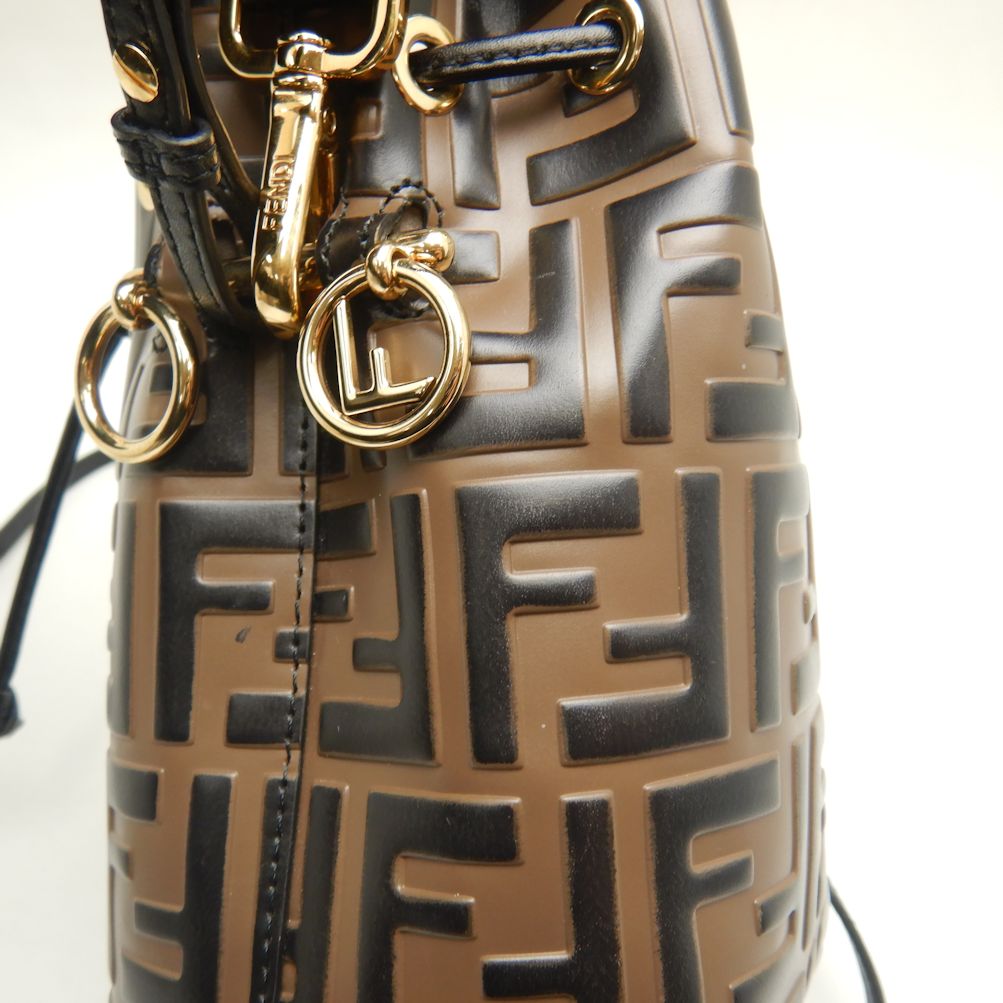 Fendi Montresor Mini Shoulder Bag Brown