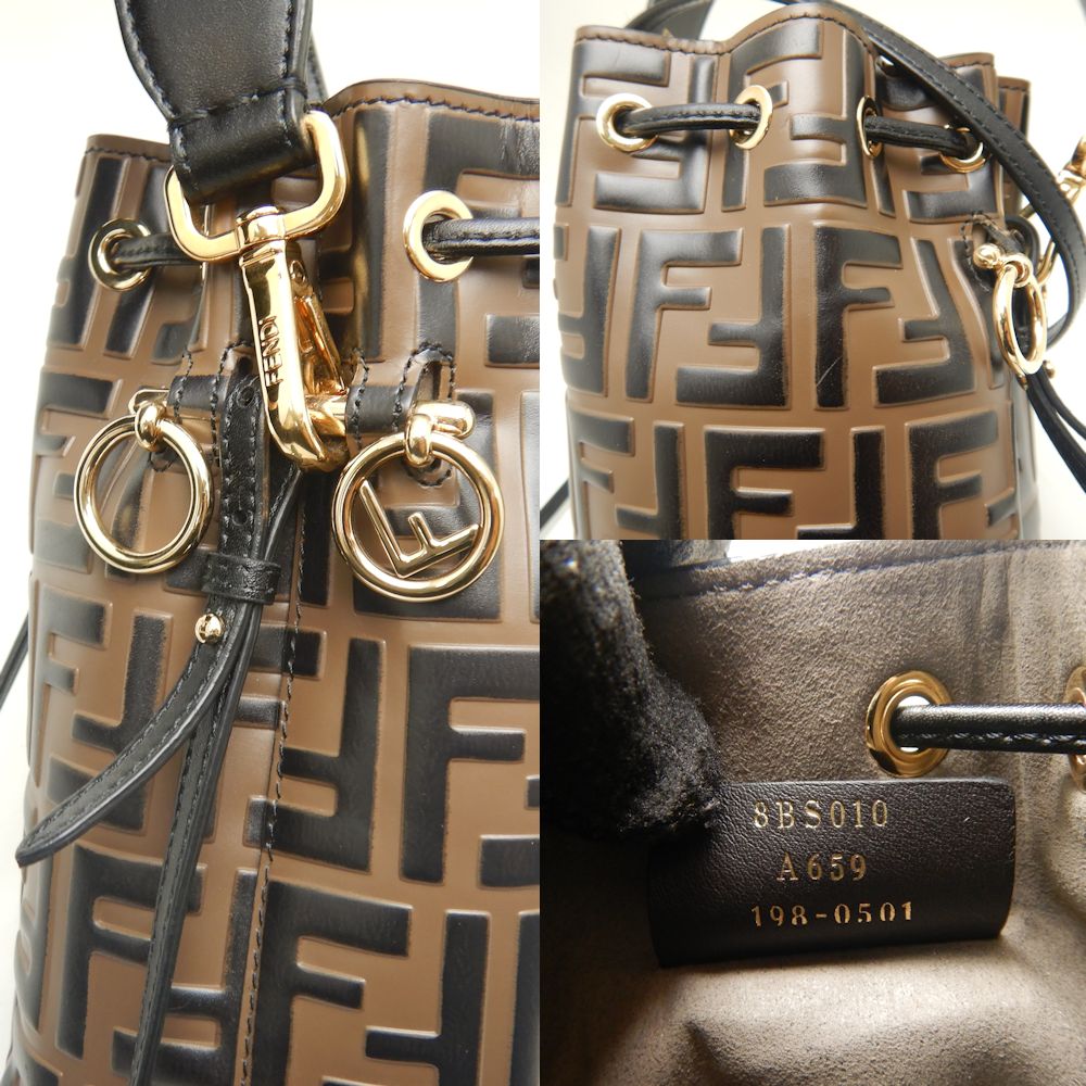 Fendi Montresor Mini Shoulder Bag Brown