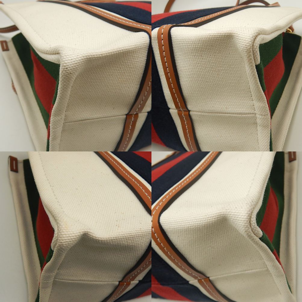 Gucci Small Canvas 2WAY Tote Bag 727728