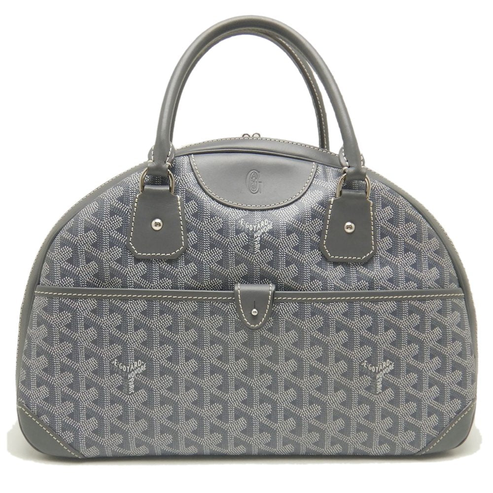 Goyard St. Jeanne MM Handbag Gray PVC Canvas