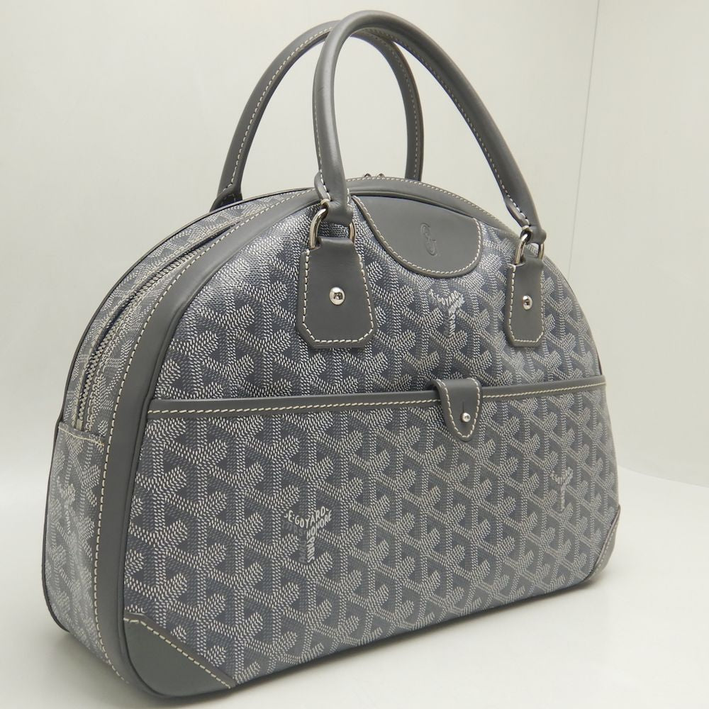 Goyard St. Jeanne MM Handbag Gray PVC Canvas