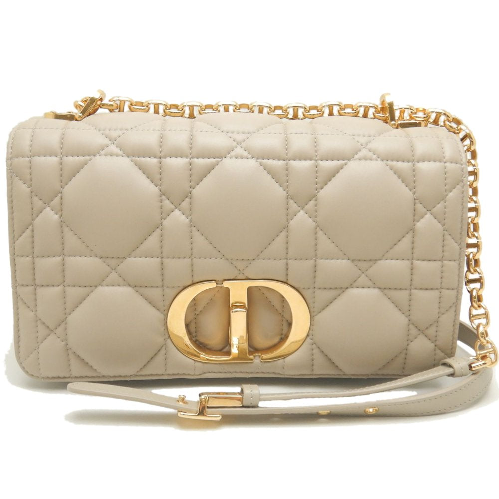 Dior Caro Medium Shoulder Bag Beige