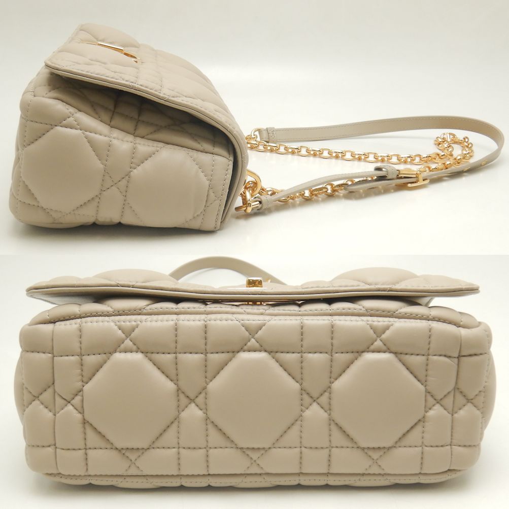 Dior Caro Medium Shoulder Bag Beige