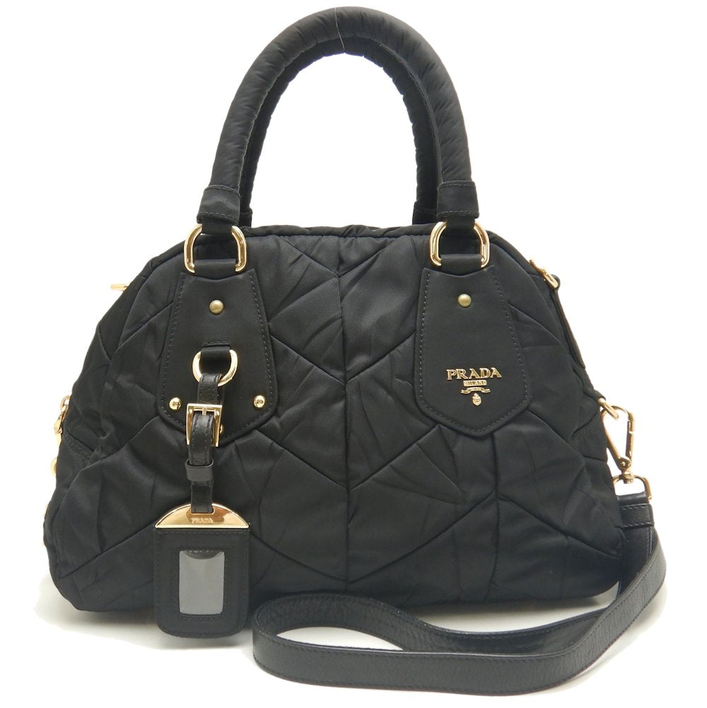 Prada Nylon 2WAY Quilted Handbag BL0402