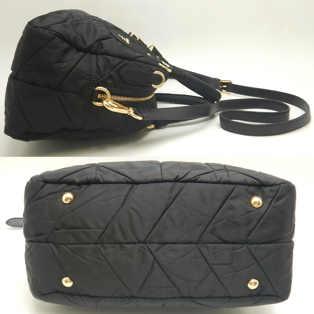 Prada Nylon 2WAY Quilted Handbag BL0402