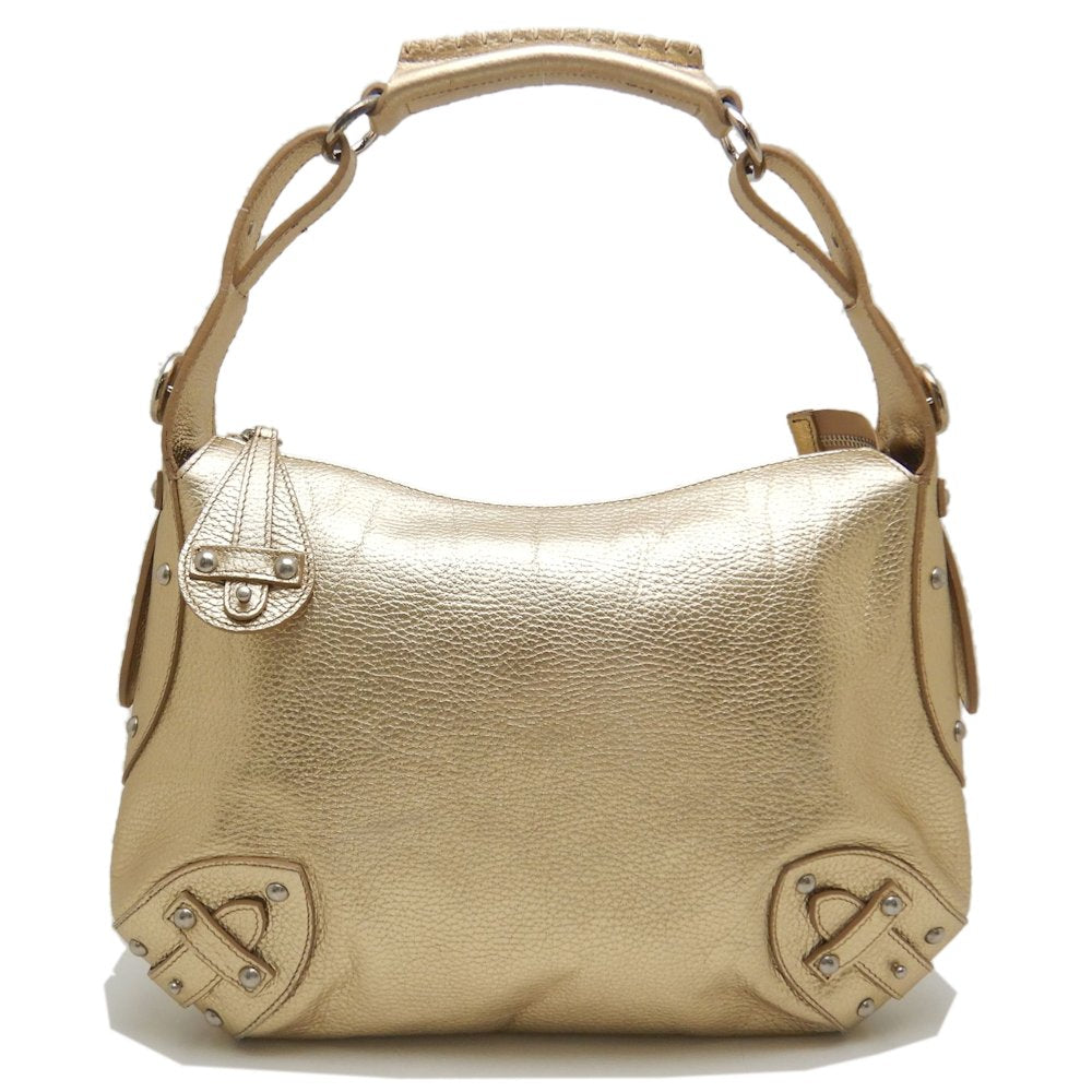 Furla Leather Shoulder Bag Gold