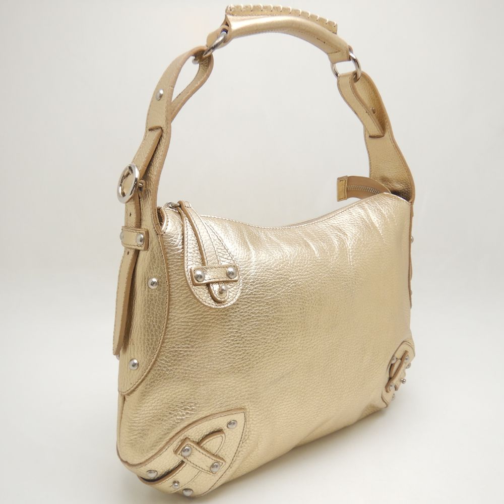 Furla Leather Shoulder Bag Gold