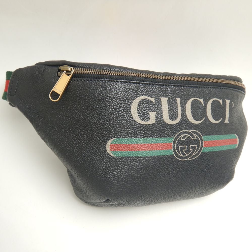 Gucci Leather Web Line Waist Bag 530412