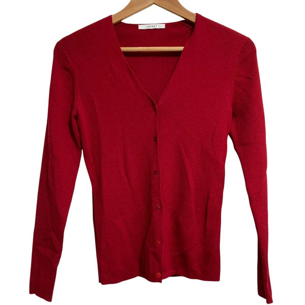 ANAYI Wool Knit Cardigan