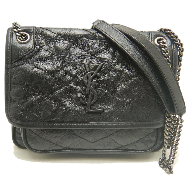 Saint Laurent Niki Baby Leather Shoulder Bag