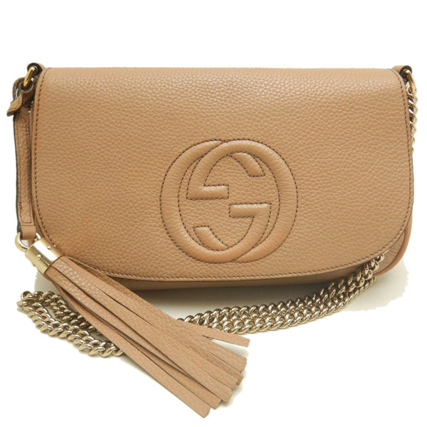 Gucci Soho Interlocking Calf Shoulder Bag